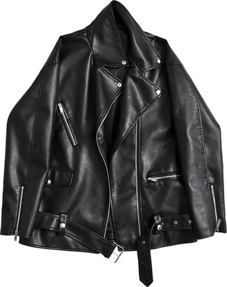 Ly Varey Lin Women's Asymmetrical Leather Jacket