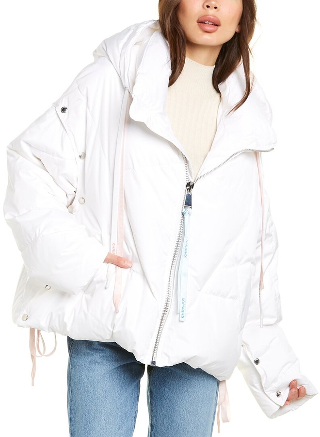 KHRISJOY Hooded Zip Puffer Jacket - ShopStyle