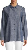 Thumbnail for your product : Eileen Fisher Chambray Button-Down Shirt