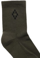 Thumbnail for your product : Marcelo Burlon County of Milan Cotton Blend Rib Knit Socks