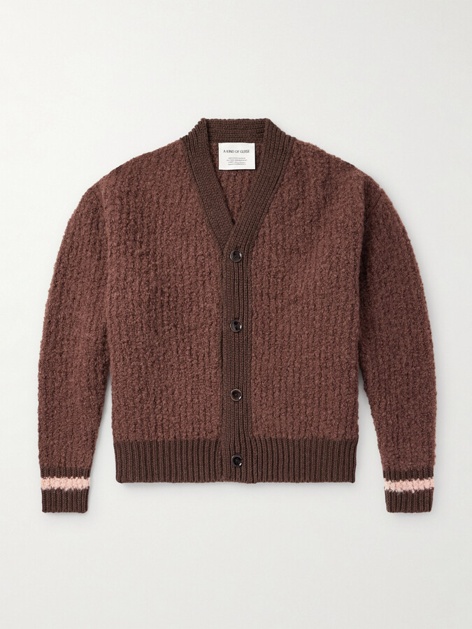 A Kind of Guise Ribbed-Knit Virgin Wool-Blend Cardigan