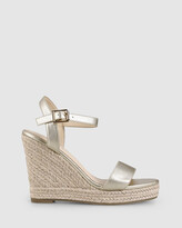 Thumbnail for your product : Verali - Women's Gold Wedges - Amaya Espadrille Wedges - Size One Size, 38 at The Iconic