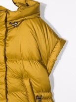 Thumbnail for your product : Il Gufo Hooded Short-Sleeve Down Jacket