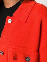 Thumbnail for your product : Barrie Ribbed-Panel Oversized Cardigan