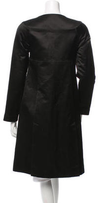 Tory Burch Long Sleeve Knee-Length Coat