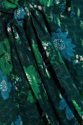 Anna Sui Printed Fil Coupe Silk-blend Kimono