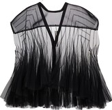 Micro Cyanea Tulle High-Low Vest 