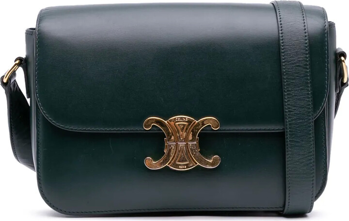 Céline Pre-Owned 2018 Classique Shiny Calfskin Triomphe crossbody bag