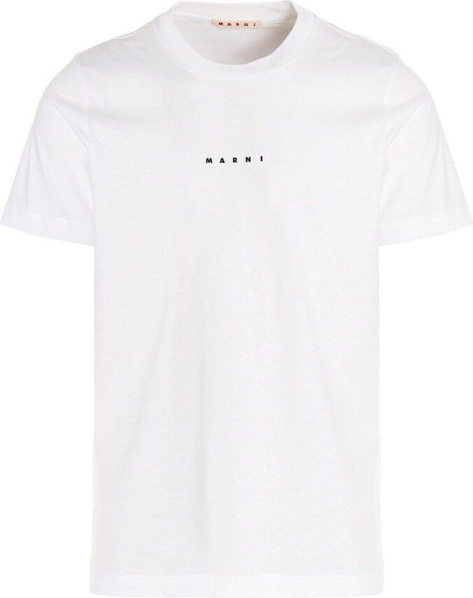Marni Logo Printed Crewneck T-Shirt