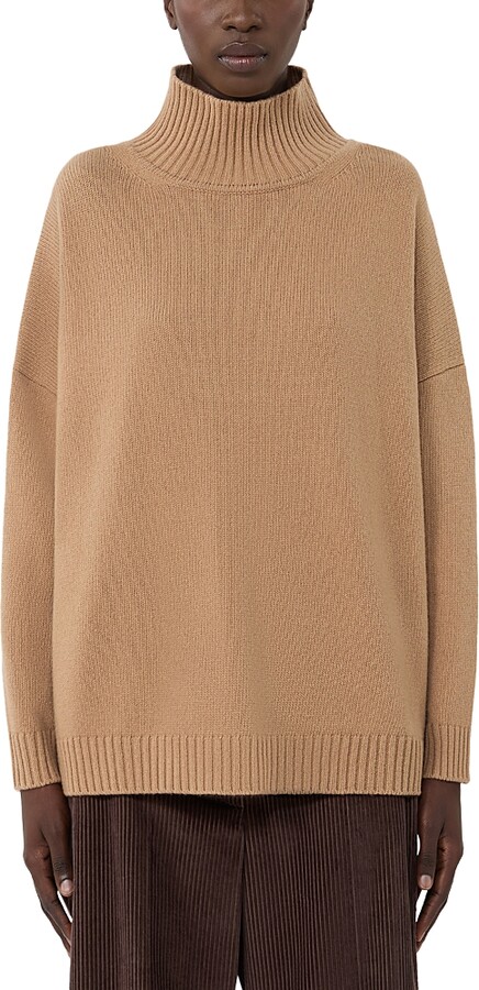Weekend Max Mara Borgia Camel Wool Sweater