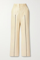 Thumbnail for your product : Nanushka Lucee Vegan Leather Straight-leg Pants - Ivory