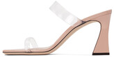 Thumbnail for your product : Giuseppe Zanotti Pink Plexi Flaminia Heeled Mules