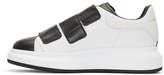 Thumbnail for your product : Alexander McQueen Black Leather Low-Top Sneakers