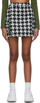 adidas x IVY PARK Black & Grey Denim Monogram Skirt - ShopStyle