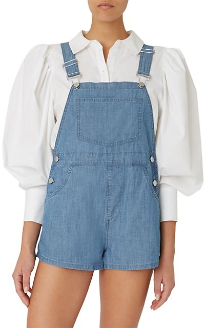 baggy overalls shorts