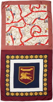 Thumbnail for your product : Burberry Medal Silk Scarf