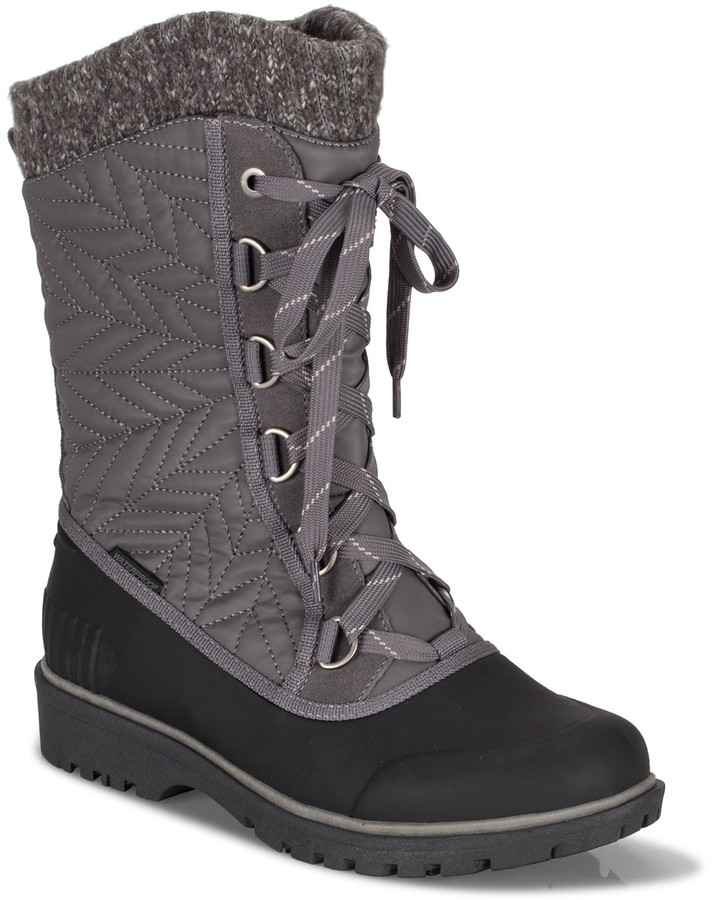 bare traps grey boots