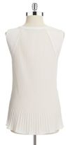 Thumbnail for your product : Calvin Klein Sleeveless Pleated Top