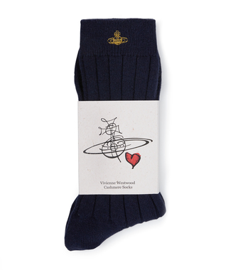 Vivienne Westwood Cashmere Socks Navy Size 9