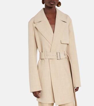 Joseph Chasy belted wool twill jacket