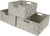 Thumbnail for your product : Sorbus Weave 3-Piece Stacking Basket Set