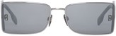 Thumbnail for your product : Burberry B Lens Detail Rectangular Frame Sunglasses