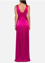 Thumbnail for your product : St. John Textured Metallic Inlay Gown