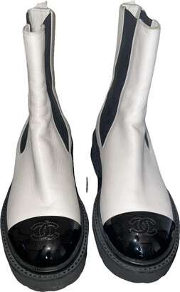 Chanel Women's White Boots