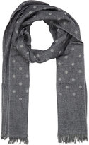 Thumbnail for your product : Barneys New York Reversible Stripe & Dot Scarf