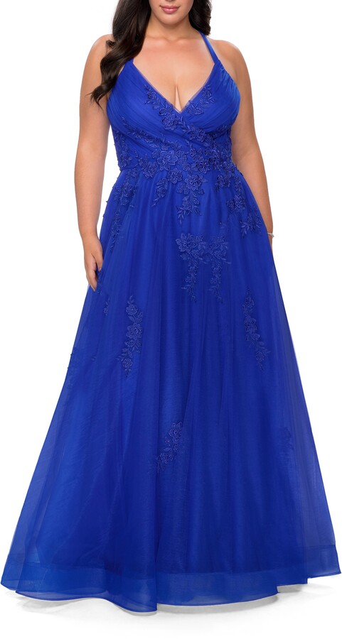 Royal Blue Gown | Shop the world's largest collection of fashion 