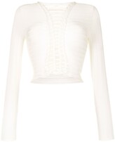 Thumbnail for your product : Dion Lee Braided Panel Top