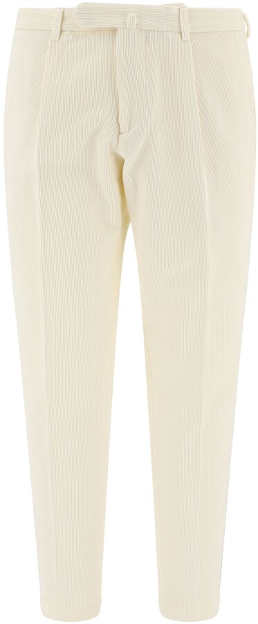 Biagio Santaniello Mens White Other Materials Blazer - ShopStyle Trousers