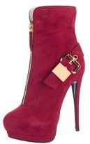 Thumbnail for your product : Giuseppe Zanotti Suede Platform Ankle Boots