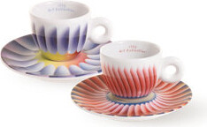 Judy Chicago illy Art Collection - Set of 2 Espresso Cups and Saucers