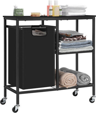 zenco homegoods Free Standing Laundry Cart with Wheels