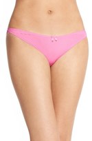 Thumbnail for your product : B.Tempt'd 'Wrap Star' Dot Lace Thong (3 for $33)