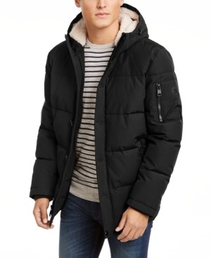 mens short parka