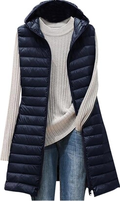 Long Puffer Vest Long Length Womens Gilet Longline Gilet Marks And