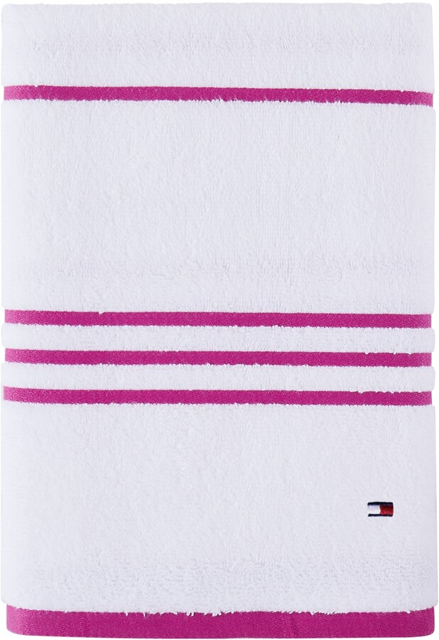 Tommy Hilfiger Modern American Solid Cotton Washcloth, 13 x 13