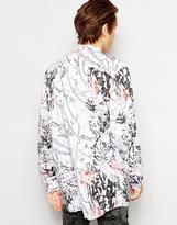 Thumbnail for your product : Weekday Shirt Bleed Winter Camo Print