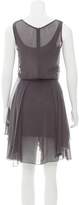 Thumbnail for your product : ADEAM Sleeveless Pleated Dress