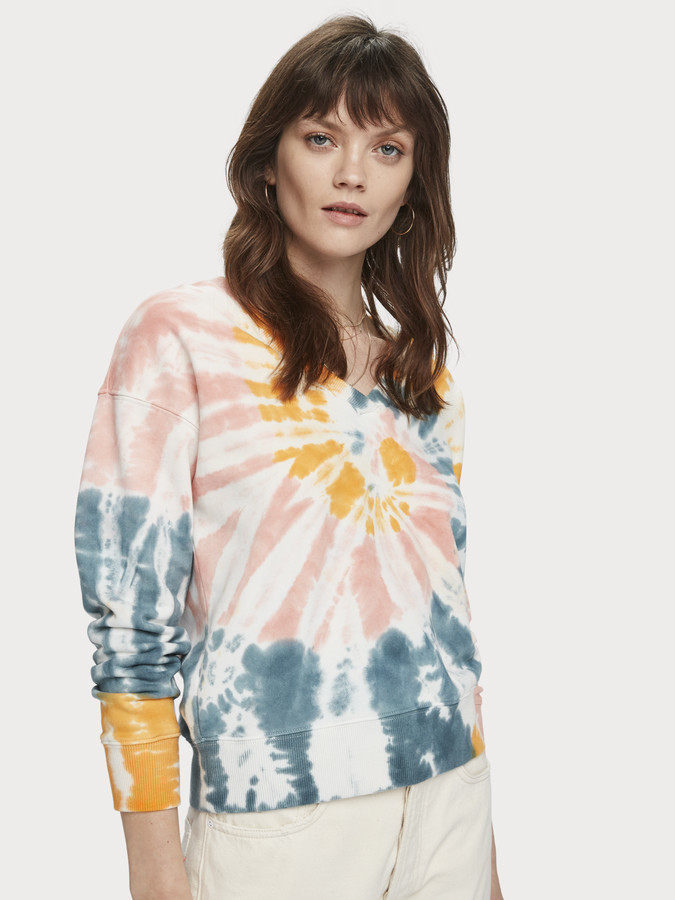 scotch and soda tie dye sweater