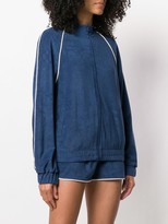 Thumbnail for your product : Philosophy di Lorenzo Serafini Embroidered Logo Zipped Sweater