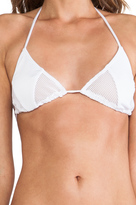 Thumbnail for your product : Tyler Rose Swimwear Jarret Cutout Mesh Triangle Top