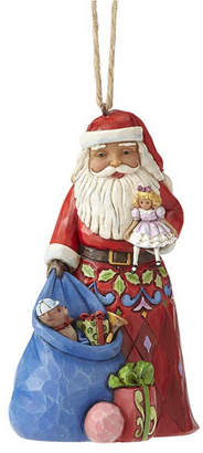 Jim Shore Santa with Toy Bag Ornament