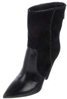 Thumbnail for your product : Saint Laurent Niki Leather Mid-Calf Boots