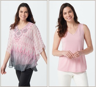 susan graver scarf top