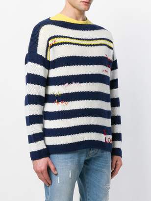 Ermanno Scervino cashmere striped sweater