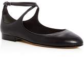 Thumbnail for your product : Via Spiga Yovela Leather Crisscross Ankle Strap Flats