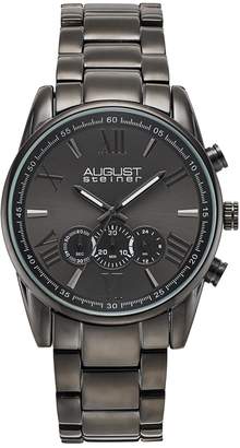 August Steiner Men's Stainless Steel Chronograph Watch